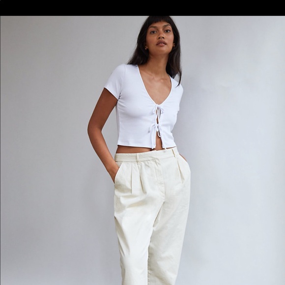 Wilfred Free Only Tie-Front T-Shirt - Picture 3 of 8